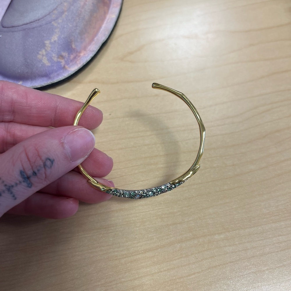 Alexis Bittar Solanales Crystal Cuff Bracelet - Picture 2 of 7